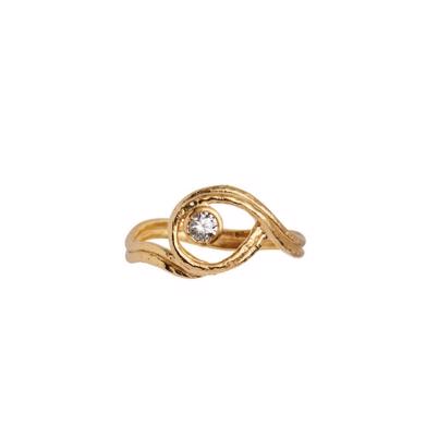 Stine A Balance Ring Stone Gold